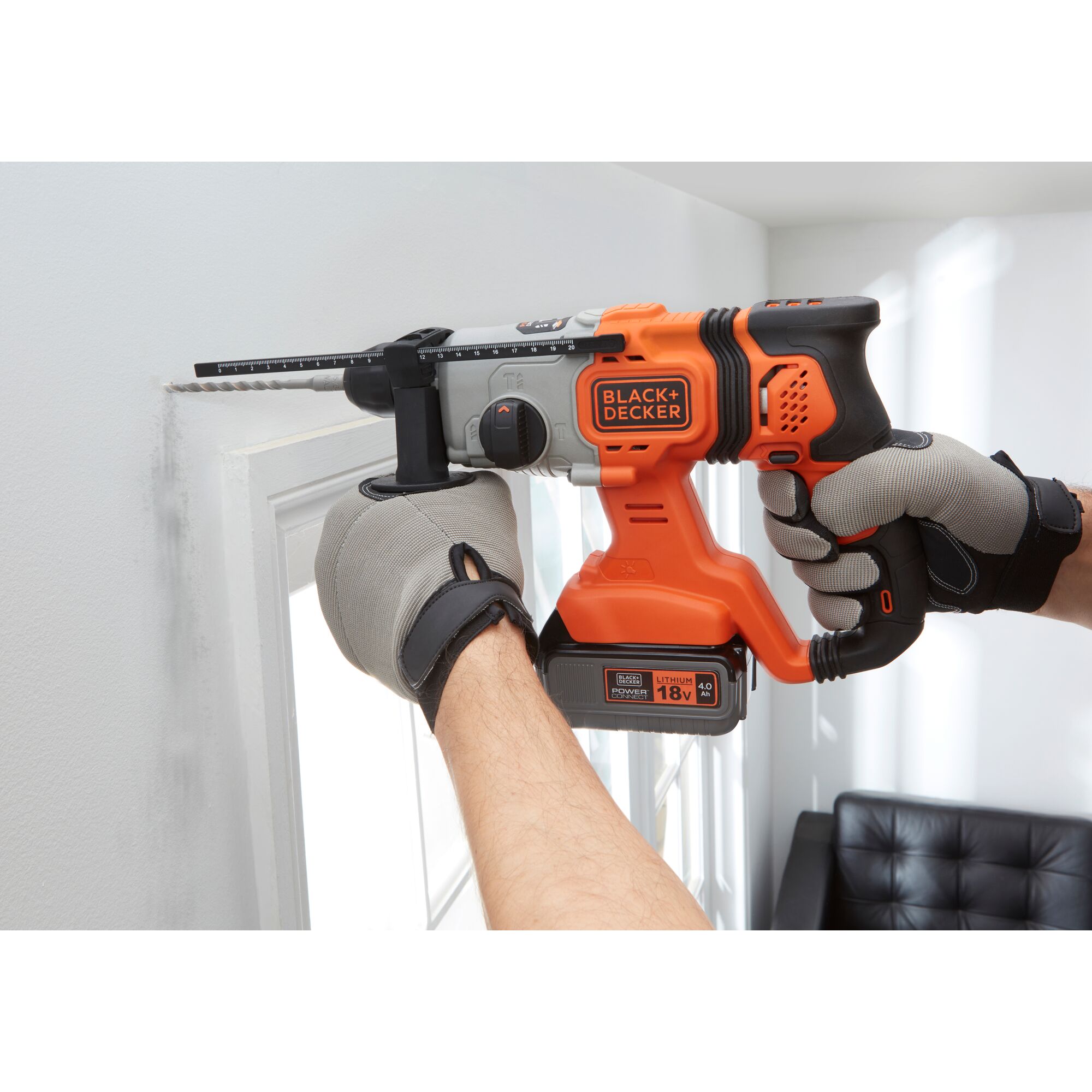 Black and decker cordless best sale sds drill