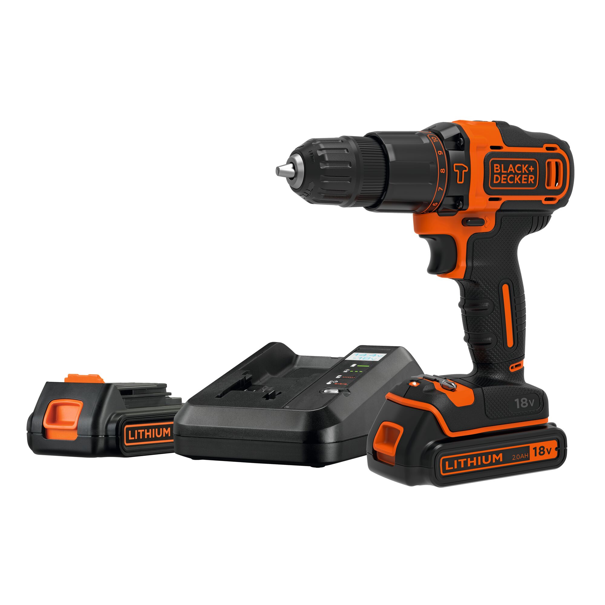 Cordless drill black discount and decker 18v