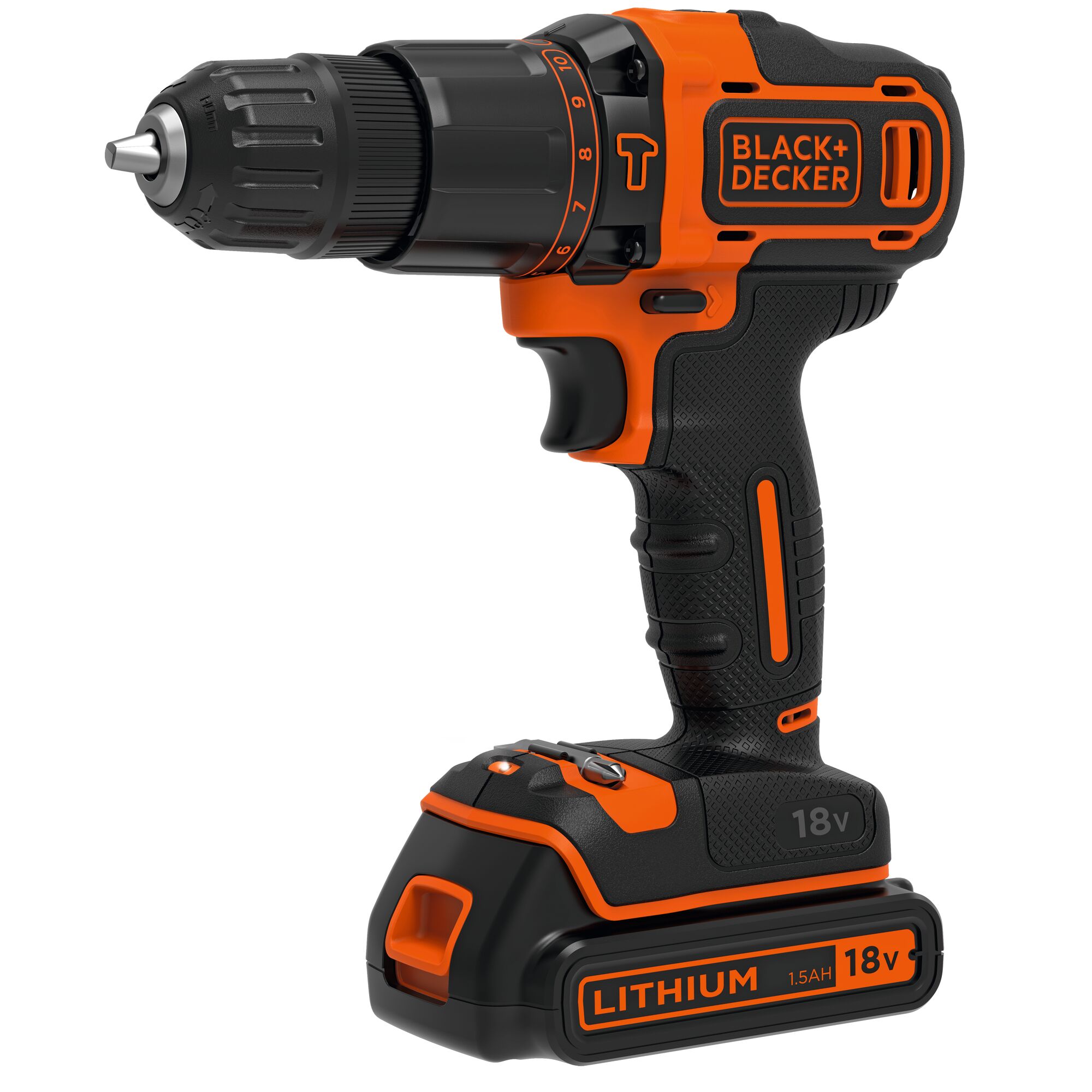 18V Cordless Hammer Drill With 2x 1.5Ah Batteries 400mA Charger