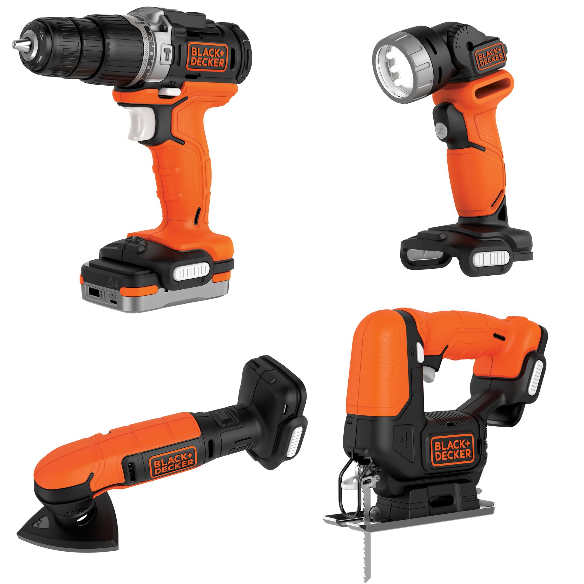 Black & decker power tool set hot sale