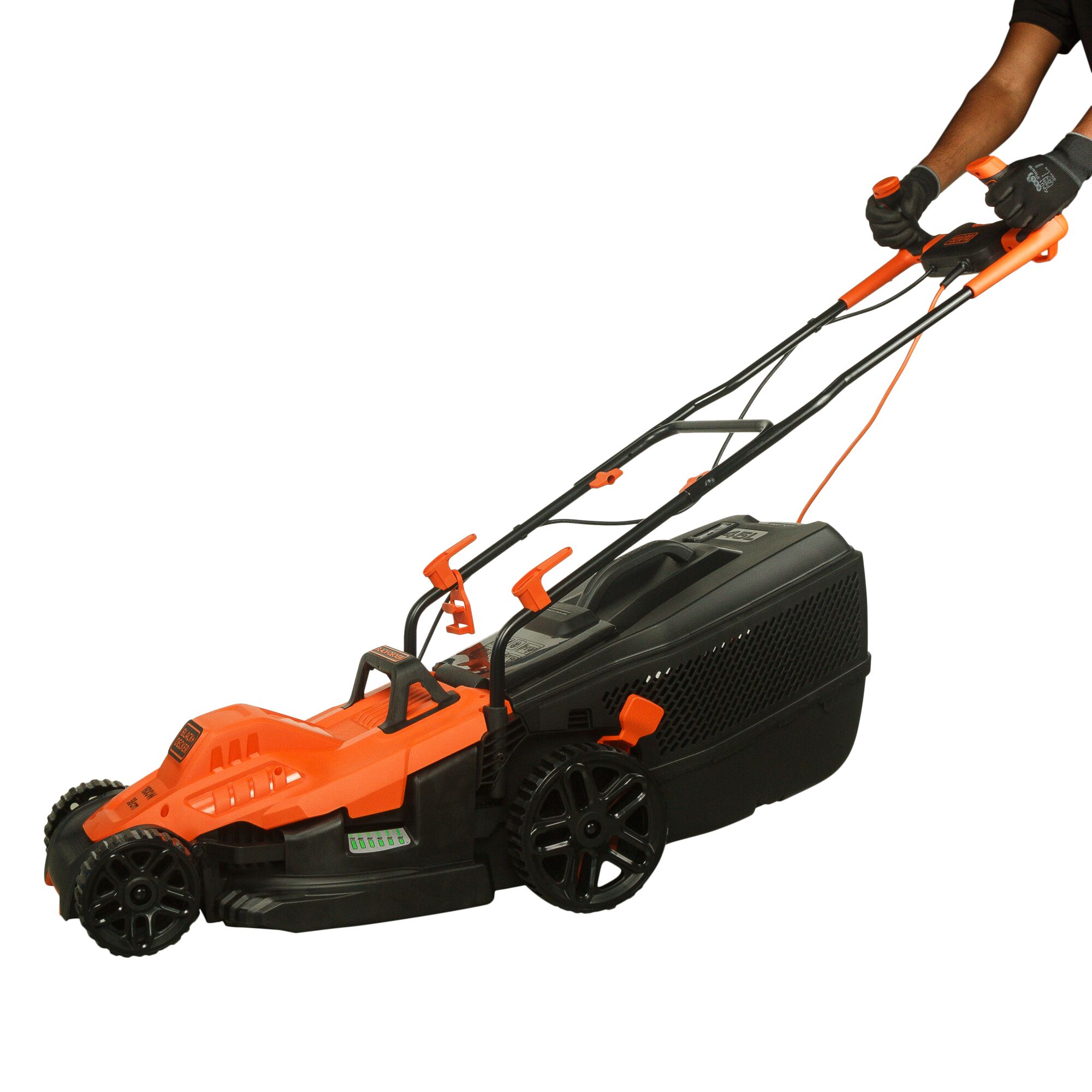 38cm 1600W Mower with Ergonomic Handle Design BLACK DECKER