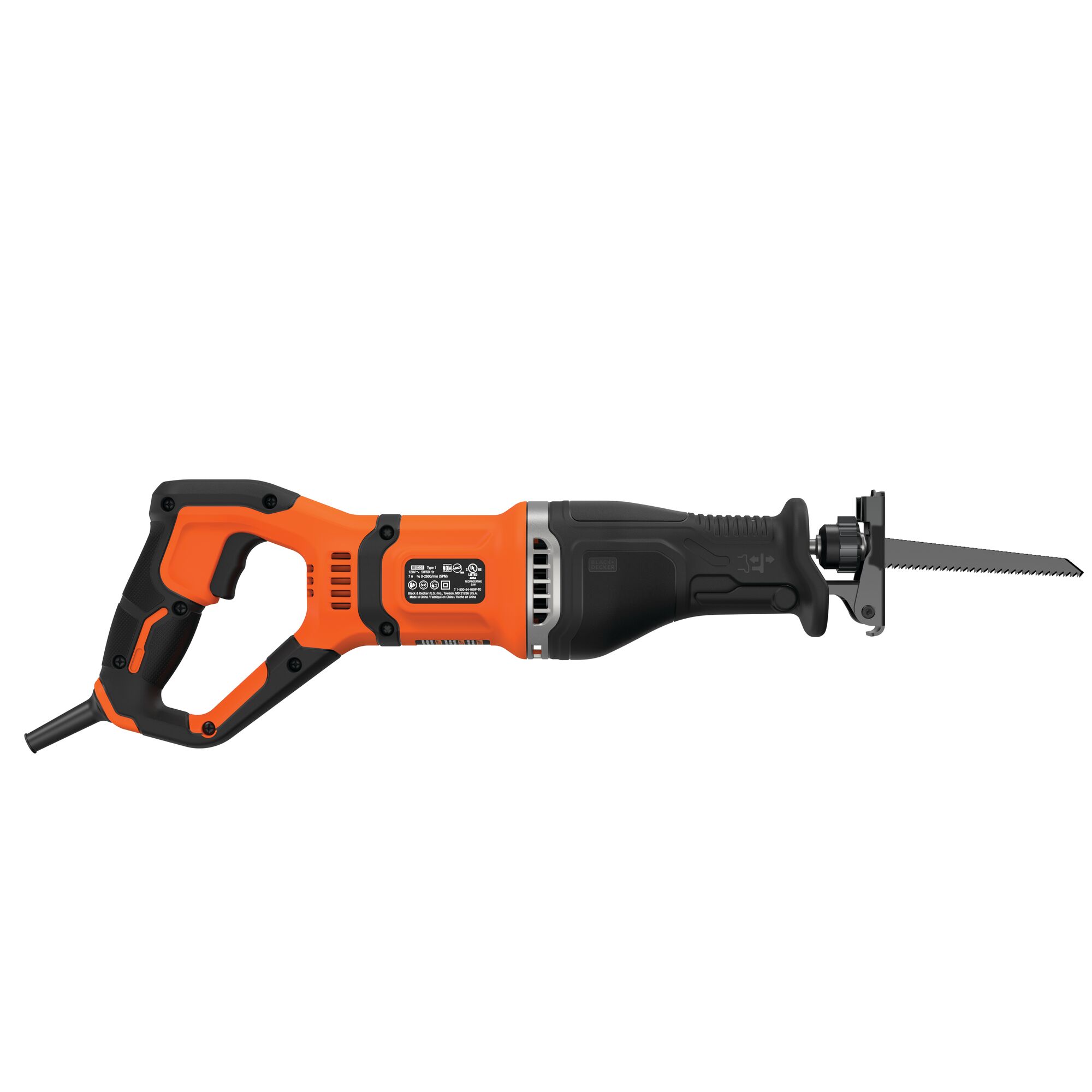 Black and decker 2025 corded reciprocating saw