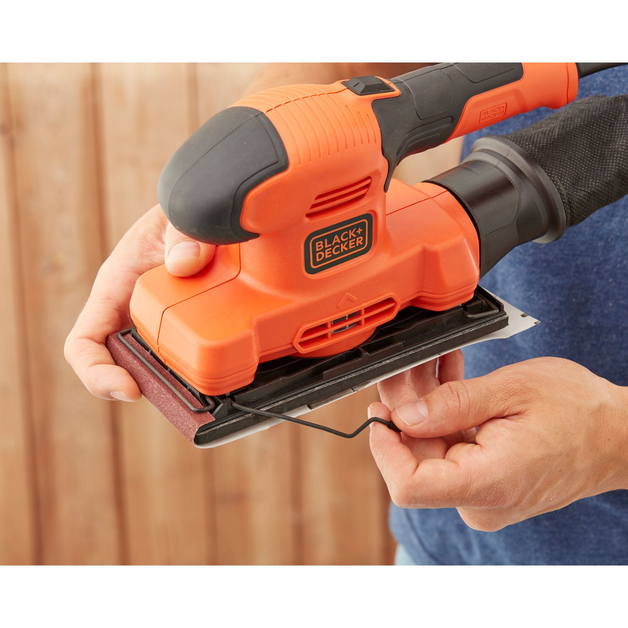 Black and decker finger sanding deals sheets