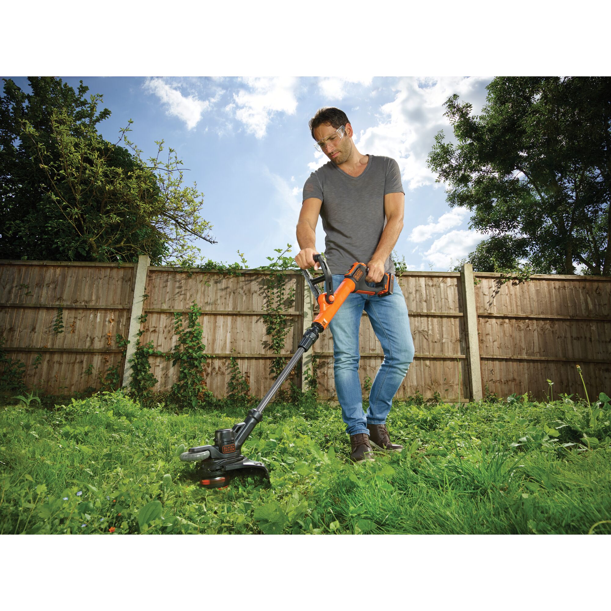 18V 28CM 4.0Ah Easy Feed String Trimmer BLACK DECKER