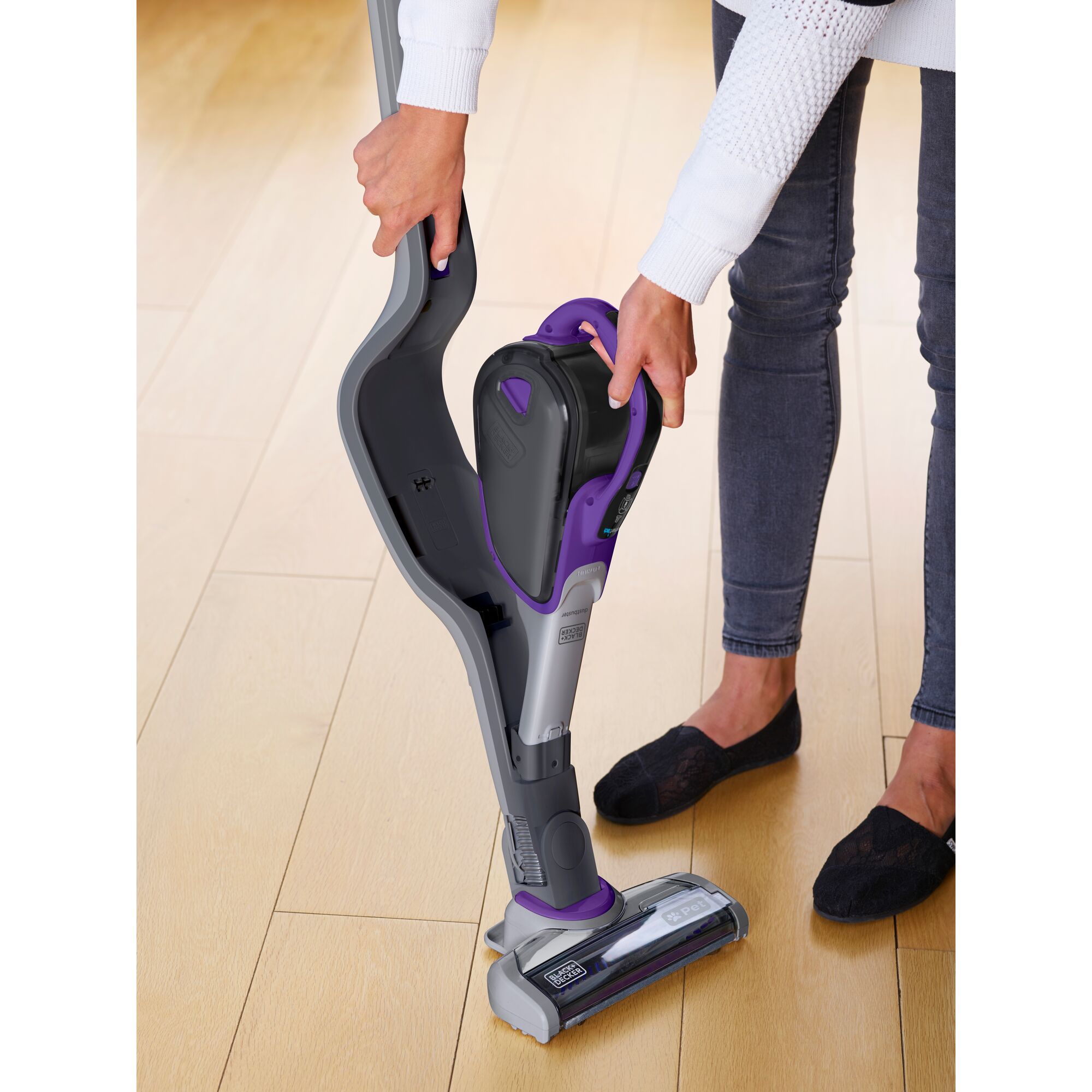 36Wh 2in1 Lithium ion Cordless Pet dustbuster hand and floor